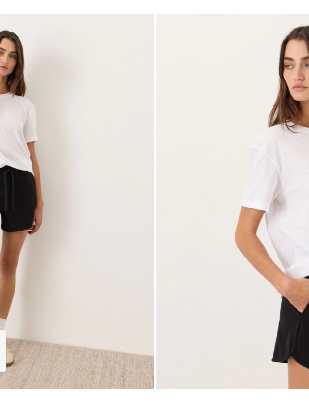 Pact White Crewneck Short-Sleeve Tee